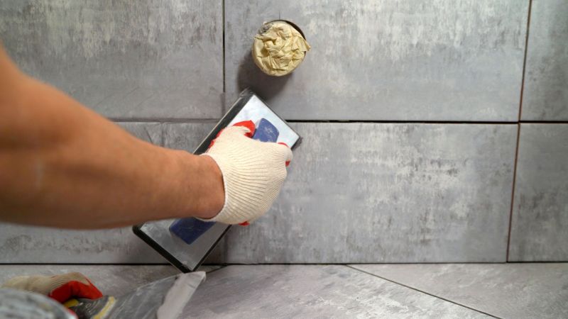 Floor Grout Replacement
